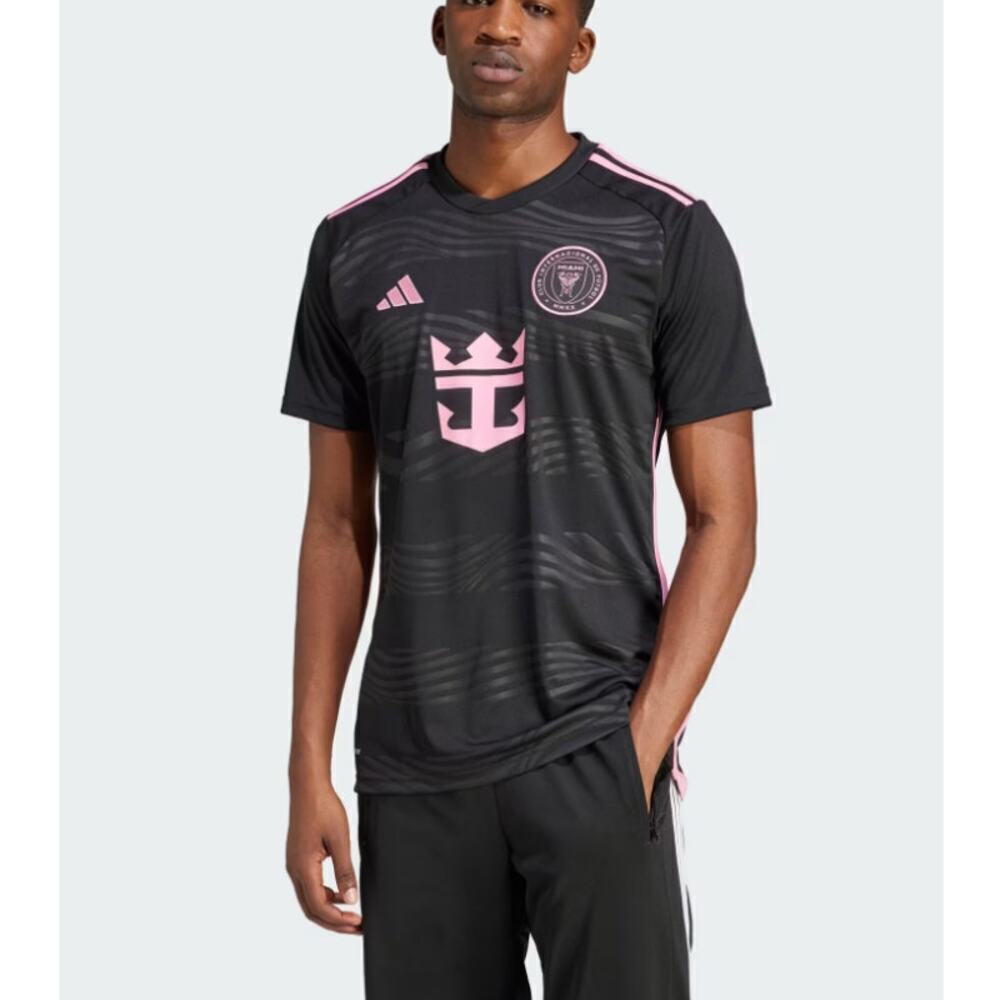 Adidas Men's Black Inter Miami CF 23/24 Messi Away Jersey Size XL